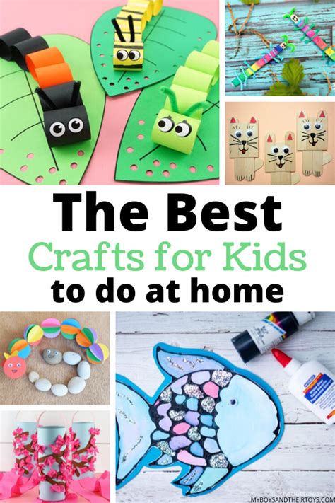 The Best Crafts For Kids To Do At Home My Boys And Their Toys