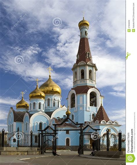 Domkyrka Av Den Kazan Symbolen Av Modern Av Guden Fotografering F R
