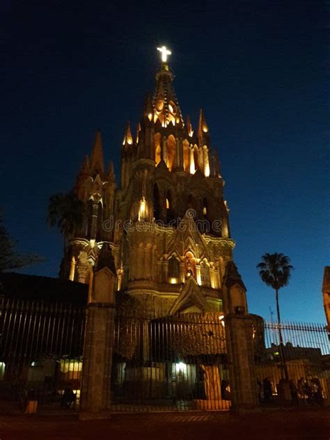 Cathedral Of San Miguel De Allende In Mexico Stock Photo Image Of