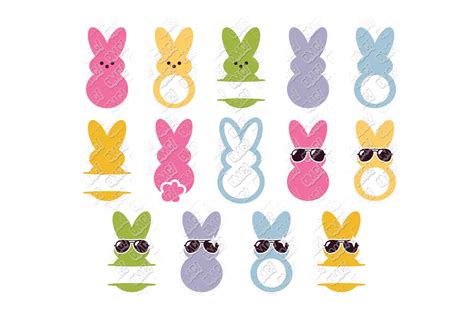 Peeps SVG Easter in SVG/DXF/EPS/JPG/PNG • OhMyCuttables