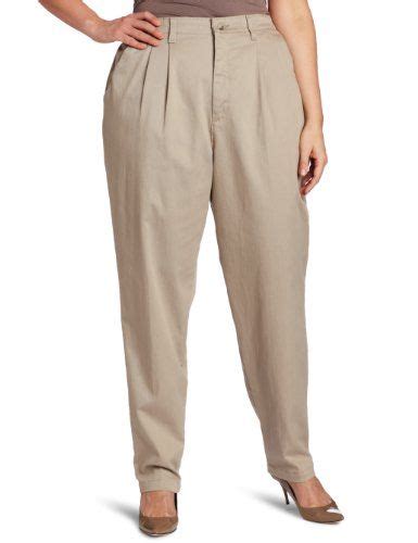 Lee Womens Plussize Relaxed Fit Side Elastic Pant Taupe 18w Petite