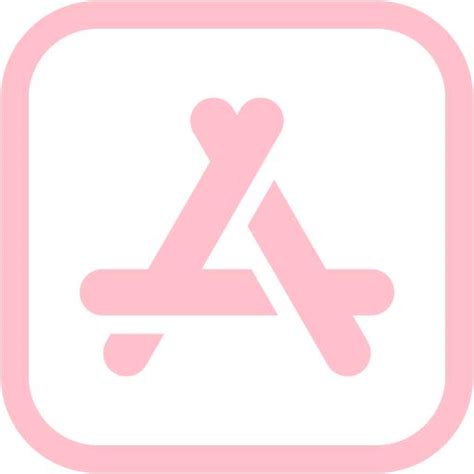 Pink App Store Icon Free Pink Site Logo Icons