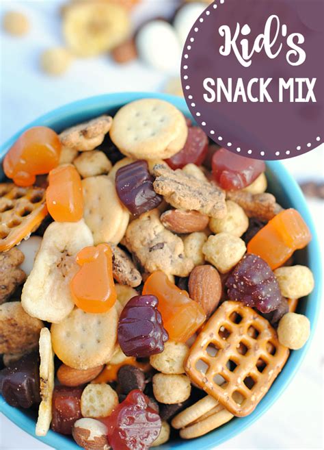 You can ask for recipe ideas, talk about cooking techniques, or get help figuring out the right new pan set. Easy Kid's Snack Mix - Crazy Little Projects