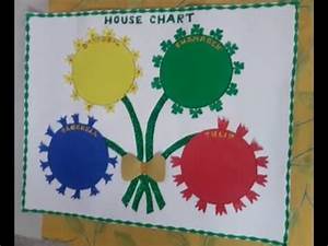 House Chart Making Idea For School Activity How To Make Beautiful House