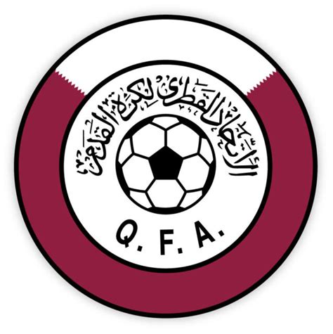 Qatar Team National Football Association Sticker Decal 4 X 4 Ebay