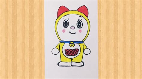 How To Draw Dorami Drawing Cute Dorami Step By Step Easy Tutorial