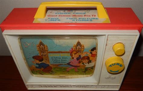 Vintage Fisher Price Tune Tv 1966 Abandoned Treasures