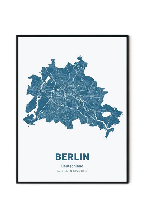 Poster von Berlin | Berlin karte, Geschenke berlin, Poster berlin