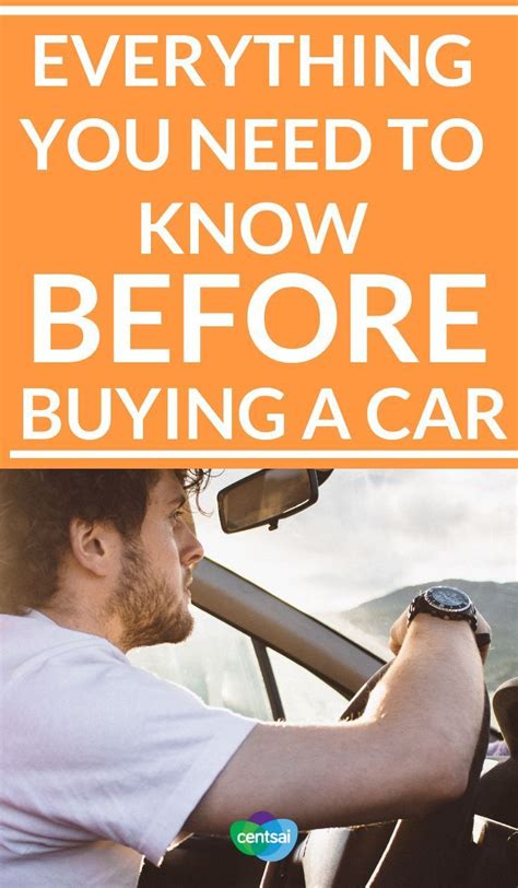 What You Need To Know Before You Buy A Car Car Buying Tips Car