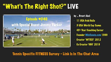 Everyone has their own style of play. Tennis Doubles Strategy - "WTRS?" #240 LIVE - Replay - YouTube