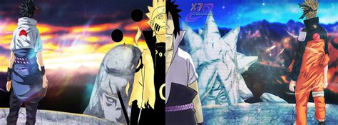 Naruto Vs Sasuke Final Battle Facebook Cover By X7deviantaart On Deviantart