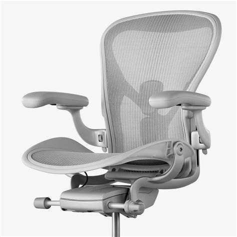 New Aeron Chair Mineral In Size B Authorized Dealer For Herman Miller