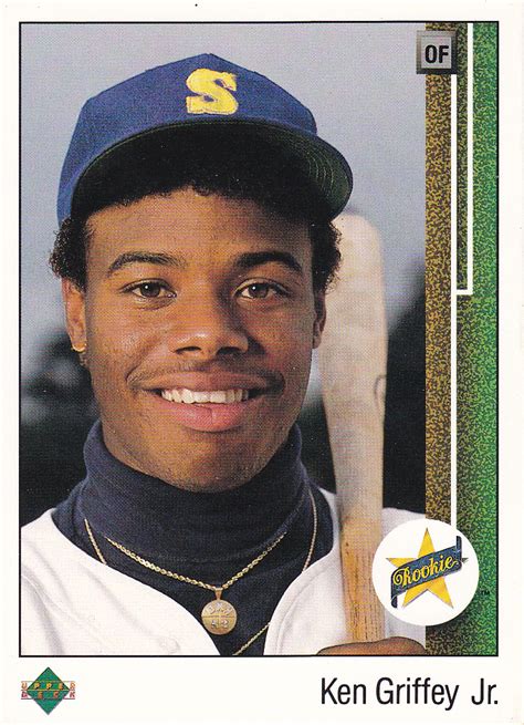 These are rare football cards worth money. My Best Binder Page #4 - 1989 Upper Deck Ken Griffey Jr ...
