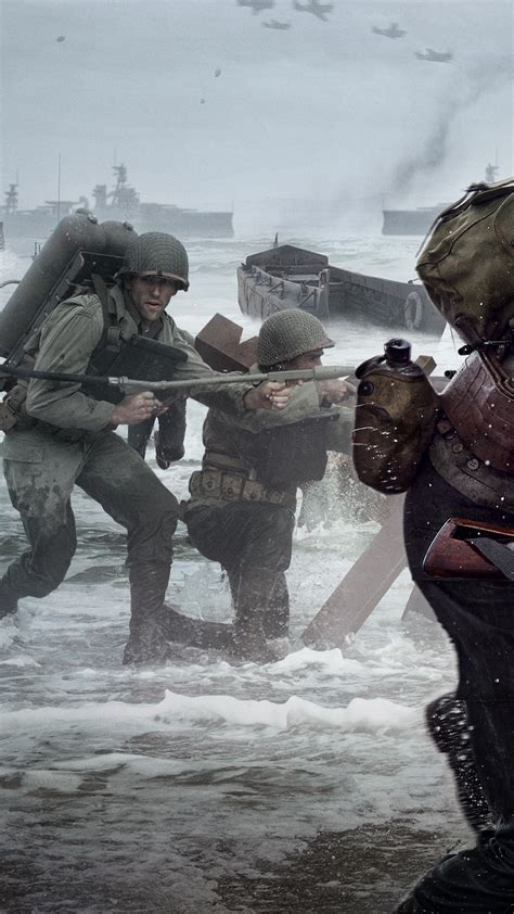 Call of duty® returns to its historical roots with call of duty®: Wallpaper Call of Duty: WW2, 4k, 5k, poster, screenshot ...