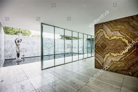 Barcelona Pavilion Architect Ludwig Mies Van Editorial Stock Photo Stock Image Shutterstock