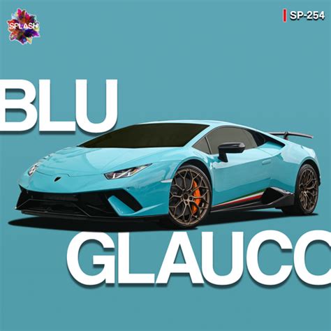 Blu Glauco Splash Paints