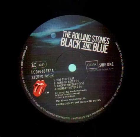 Black And Blue By The Rolling Stones Lp With Recordsale Ref3142757656