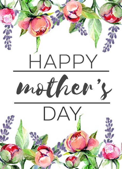 Mother's Day Printable Card Free
