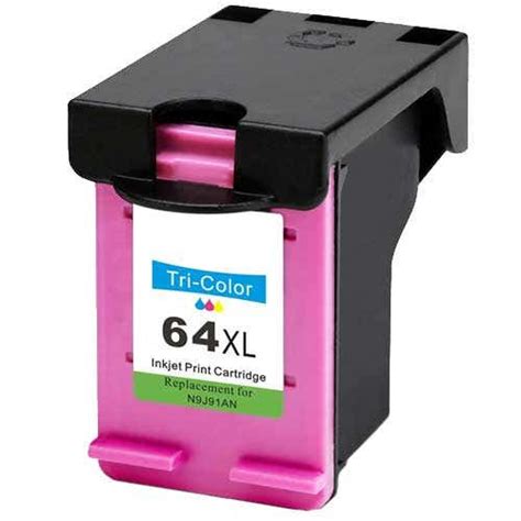Hp 64xl N9j91an Tri Color High Yield Ink Carrot Ink