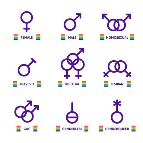 Free Vector Flat Pride Month Lgbt Symbols Collection