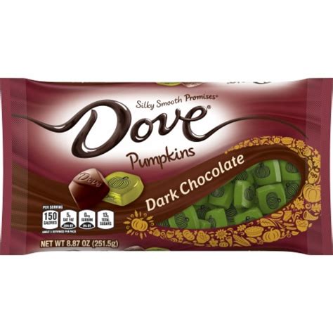 Dove Promises Dark Chocolate Harvest Pumpkin Halloween Candy Bag 887