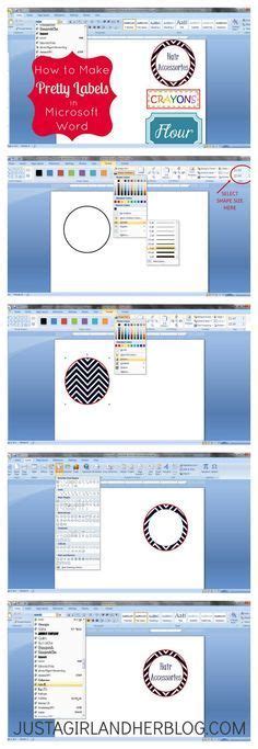 How To Make Pretty Labels In Microsoft Word Free Printable How To