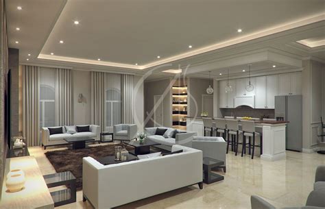 Modern Classic Villa Interior Design Riyadh Saudi Arabia Cas