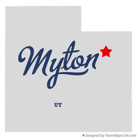 Map Of Myton Ut Utah