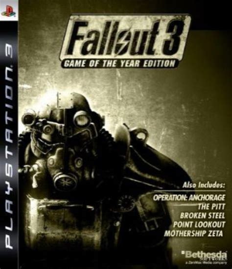 Fallout 3 Ps3 Dlc Release Dates Announced Game Of The Year Edition