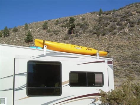 How To Carry Kayak On Travel Trailers Or Motorhome 2022 Rv Trailers