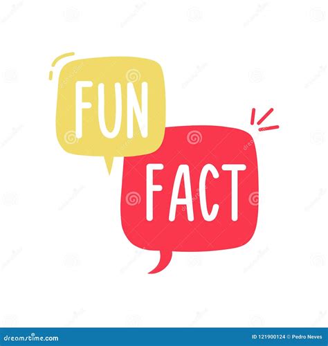 Vector Fun And Cheerful Doodle Speech Bubble With The Words Fun Fact