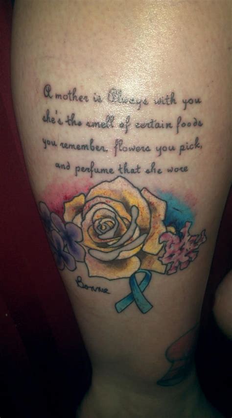 Angel cross memorial tattoo on foot. Pin by Diana (Holloway) Motel on Tattoos/ Piercings | Rip tattoos for mom, Memorial tattoos mom ...