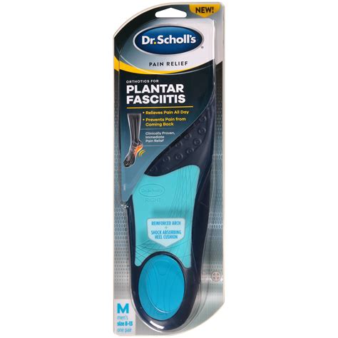 Dr Scholl S Pain Relief Orthotics For Plantar Fasciitis For Men One