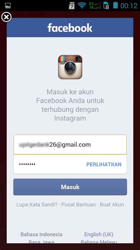 Buka aplikasi instagram yang terpasang di perangkat. Cara Masuk Instagram Dengan Facebook Sangat Mudah