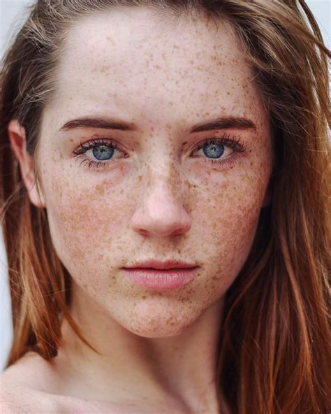 truly captivating beautiful freckles red hair woman freckles girl