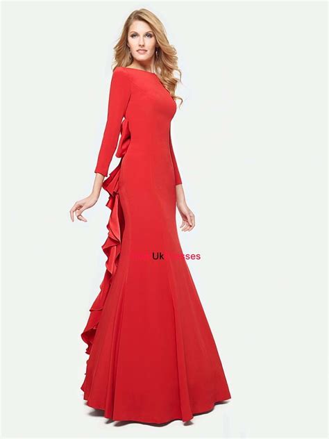 Gorgeous With Long Sleeves V Neck Back Layered Prom Dress Pd11829