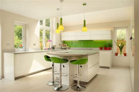 Green And Yellow Kitchen Interior Design Ideas