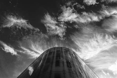 Hd Wallpaper Grayscale Photo Of Silo Grayscale Photography Of