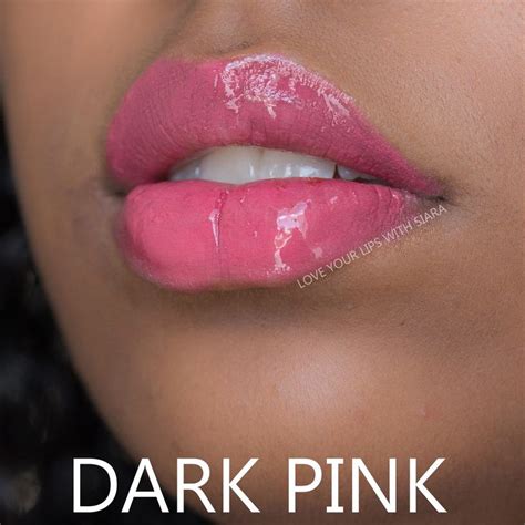 Dark Pink W Glossy Gloss Beautiful Lips Dark Pink Long Lasting Lip