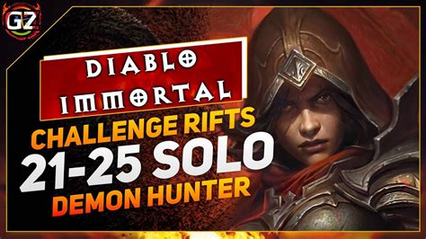 Diablo Immortal Challenge Rifts Demon Hunter Solo Youtube