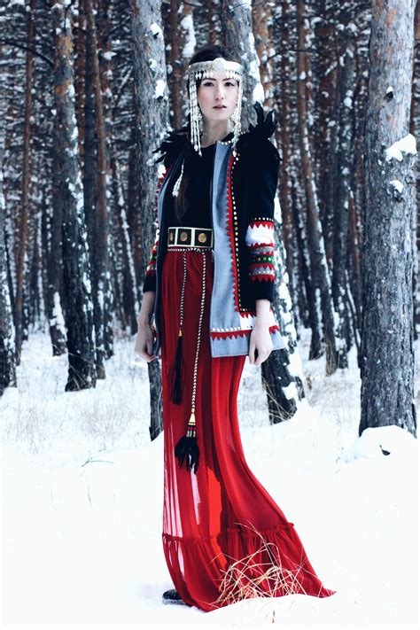 Russia Siberia Yakutsk Traditional Dresses Yakutsk Tribal Fashion