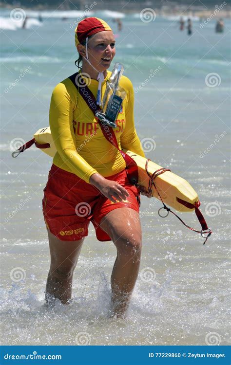 Surf Lifesaver At Bondi Beach Editorial Image Image Of Bondi Lifeguard 77229860