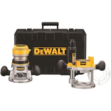 Dewalt Router Fixedplunge Base Kit Variable Speed Soft Start 2 14