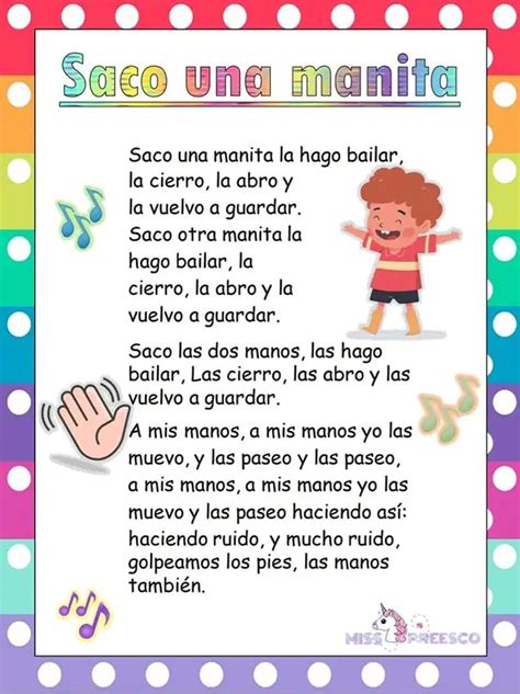 ColecciÓn De Canciones Infantiles Imagenes Educativas Letras De