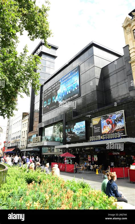 General View Of The Odeon Cinema In Leicester Square London Press