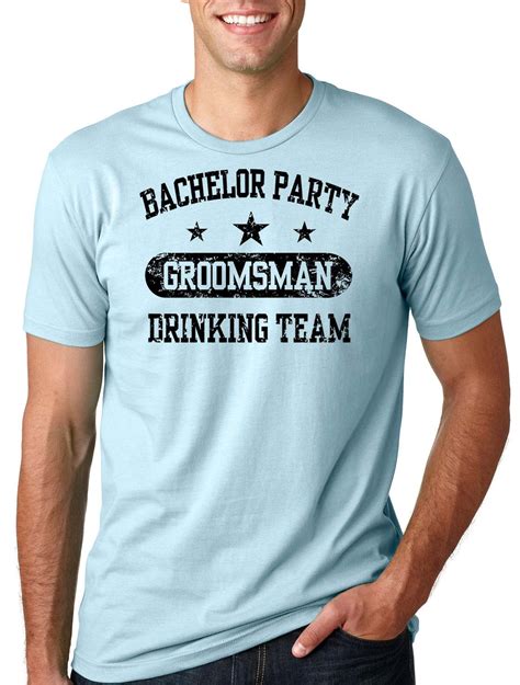 Grooms Drink Team T Shirt Groomsman Tee Shirt Bachelor Etsy