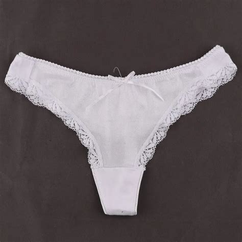 Sexy Lady Thongs Lace Woman Short Waist Panties Cotton Girl Underwear