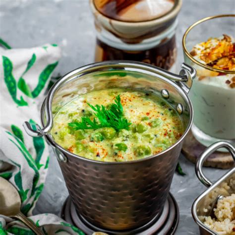Easy Kovalam Mutter Recipe Vegan Green Peas Curry