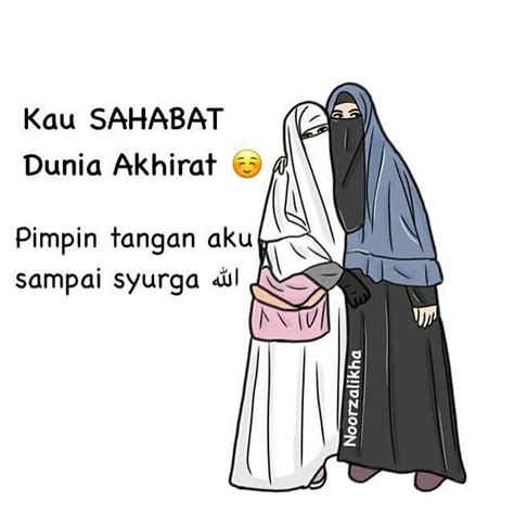 Wedding muslimah bercadar serta sholawat terbaru. 500 Gambar Kartun Muslimah Terbaru Kualitas HD [2018 ...