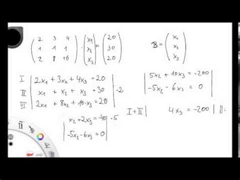 Es gibt drei bekannte lösungsverfahren für solche gleichungssysteme: Modul 12_5 - Matrizenrechnung und lineare ...